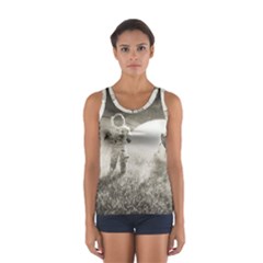 Astronaut Space Travel Space Women s Sport Tank Top  by Simbadda