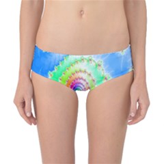 Decorative Fractal Spiral Classic Bikini Bottoms by Simbadda