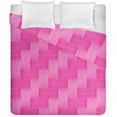 Pink Pattern Duvet Cover Double Side (california King Size) by Valentinaart