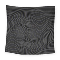 Distorted Net Pattern Square Tapestry (large) by Simbadda