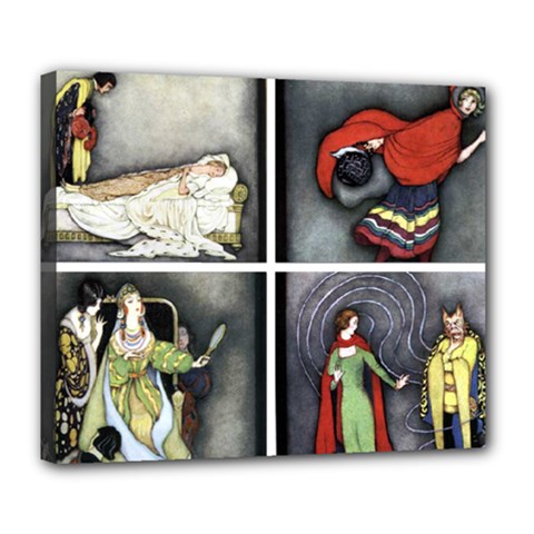 Fairy Tales Deluxe Canvas 24  X 20   by athenastemple