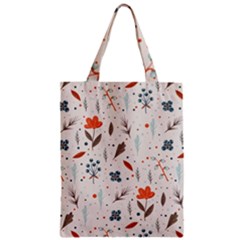 Seamless Floral Patterns  Zipper Classic Tote Bag by TastefulDesigns