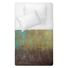 Aqua Textured Abstract Duvet Cover (single Size) by digitaldivadesigns