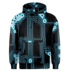 A Completely Seamless Background Design Circuitry Men s Pullover Hoodie by Amaryn4rt