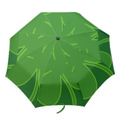 Leaf Clover Green Folding Umbrellas by Alisyart