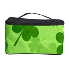 Leaf Clover Green Line Cosmetic Storage Case