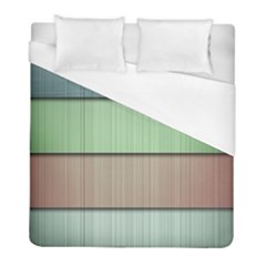 Modern Texture Blue Green Red Grey Chevron Wave Line Duvet Cover (full/ Double Size) by Alisyart