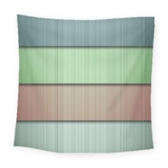 Modern Texture Blue Green Red Grey Chevron Wave Line Square Tapestry (large)