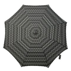 Greyscale Zig Zag Hook Handle Umbrellas (small) by Amaryn4rt