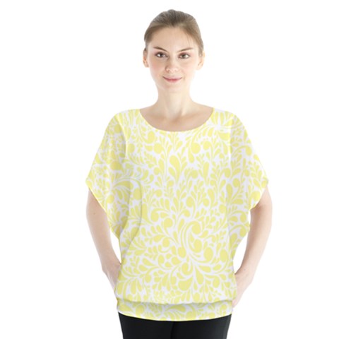 Yellow Pattern Blouse by Valentinaart