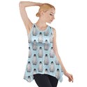 Penguin Animals Ice Snow Blue Cool Side Drop Tank Tunic View1
