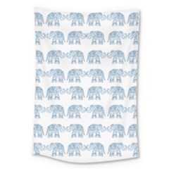 Indian Elephant  Large Tapestry by Valentinaart