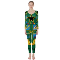 National Seal Of Ghana Long Sleeve Catsuit by abbeyz71