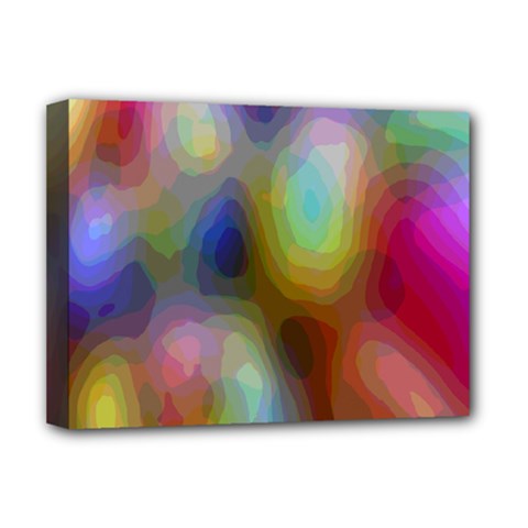 A Mix Of Colors In An Abstract Blend For A Background Deluxe Canvas 16  X 12   by Amaryn4rt