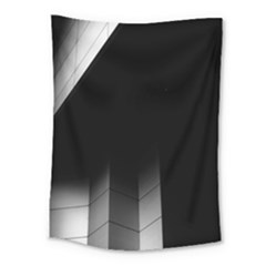 Wall White Black Abstract Medium Tapestry by Amaryn4rt