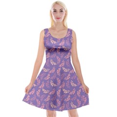 Pattern Reversible Velvet Sleeveless Dress by Valentinaart