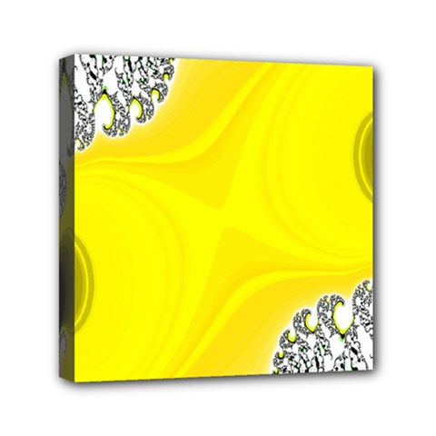 Fractal Abstract Background Mini Canvas 6  X 6  by Amaryn4rt