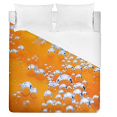 Bubbles Background Duvet Cover (queen Size) by Amaryn4rt