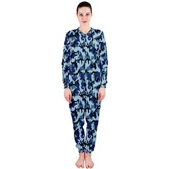 Navy Camouflage Onepiece Jumpsuit (ladies)  by sifis