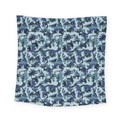 Camouflage Navy Square Tapestry (small) by sifis