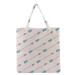 Arrow Quilt Grocery Tote Bag by Alisyart
