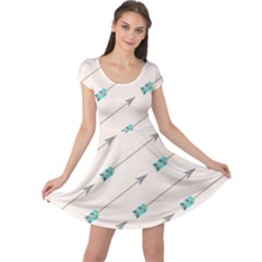 Arrow Quilt Cap Sleeve Dresses