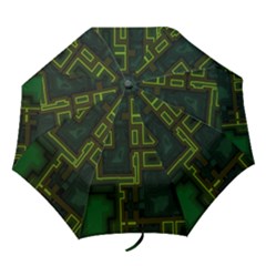 A Completely Seamless Background Design Circuit Board Folding Umbrellas by Simbadda
