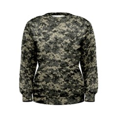 Us Army Digital Camouflage Pattern Women s Sweatshirt by Simbadda