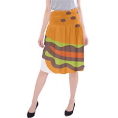 Hamburger Midi Beach Skirt