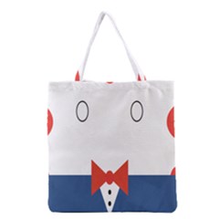 Peppermint Butler Wallpaper Face Grocery Tote Bag by Alisyart