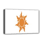 Sunlight Sun Orange Deluxe Canvas 18  x 12  
