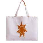 Sunlight Sun Orange Zipper Mini Tote Bag