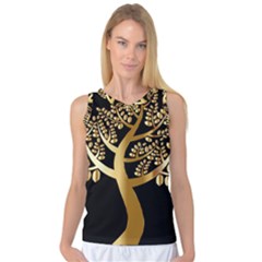 Abstract Art Floral Forest Women s Basketball Tank Top by Simbadda