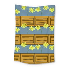 Yellow Flower Floral Sunflower Small Tapestry