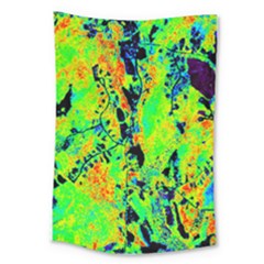 Bow Canopy Height Satelite Map Large Tapestry
