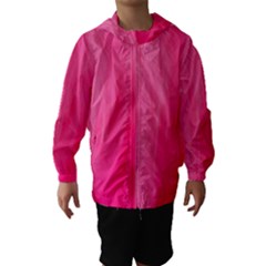 Very Pink Feather Hooded Wind Breaker (kids) by Simbadda