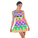 Dna Early Childhood Wave Chevron Woves Rainbow Cotton Racerback Dress View1