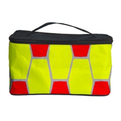 Football Blender Image Map Red Yellow Sport Cosmetic Storage Case