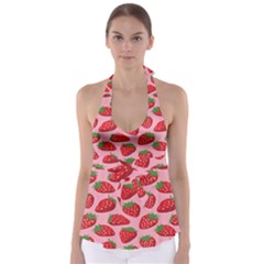 Fruit Strawbery Red Sweet Fres Babydoll Tankini Top by Alisyart