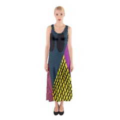Sally Skellington Fabric Sleeveless Maxi Dress