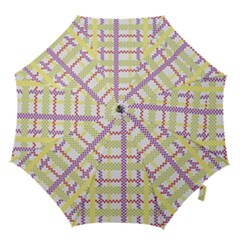 Webbing Plaid Color Hook Handle Umbrellas (small) by Alisyart