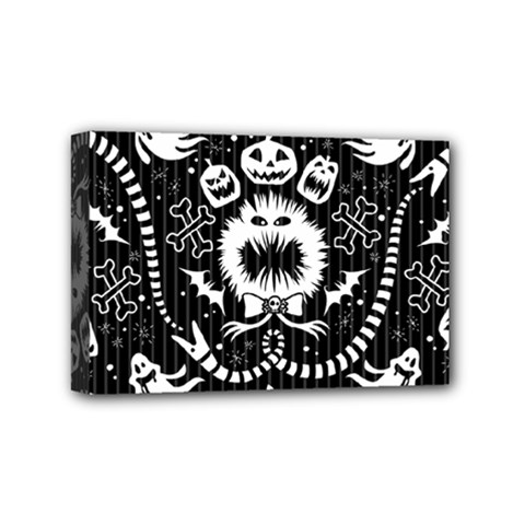 Wrapping Paper Nightmare Monster Sinister Helloween Ghost Mini Canvas 6  X 4  by Alisyart