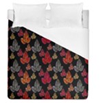 Leaves Pattern Background Duvet Cover (Queen Size)