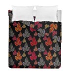 Leaves Pattern Background Duvet Cover Double Side (Full/ Double Size)