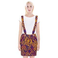 Floral Pattern Suspender Skirt by Valentinaart