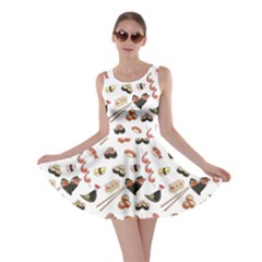 Japanese Food Sushi Pattern Skater Dress by CoolDesigns