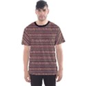 Black African Style Pattern with Animals Skins Men s Sport Mesh Tee View1