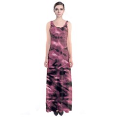 Red Tie Dye 2 Sleeveless Maxi Dress by CoolDesigns