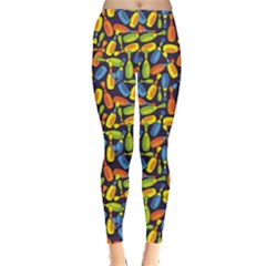 Colorful Colored Bowling Pattern Leggings