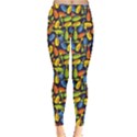 Colorful Colored Bowling Pattern Leggings View1